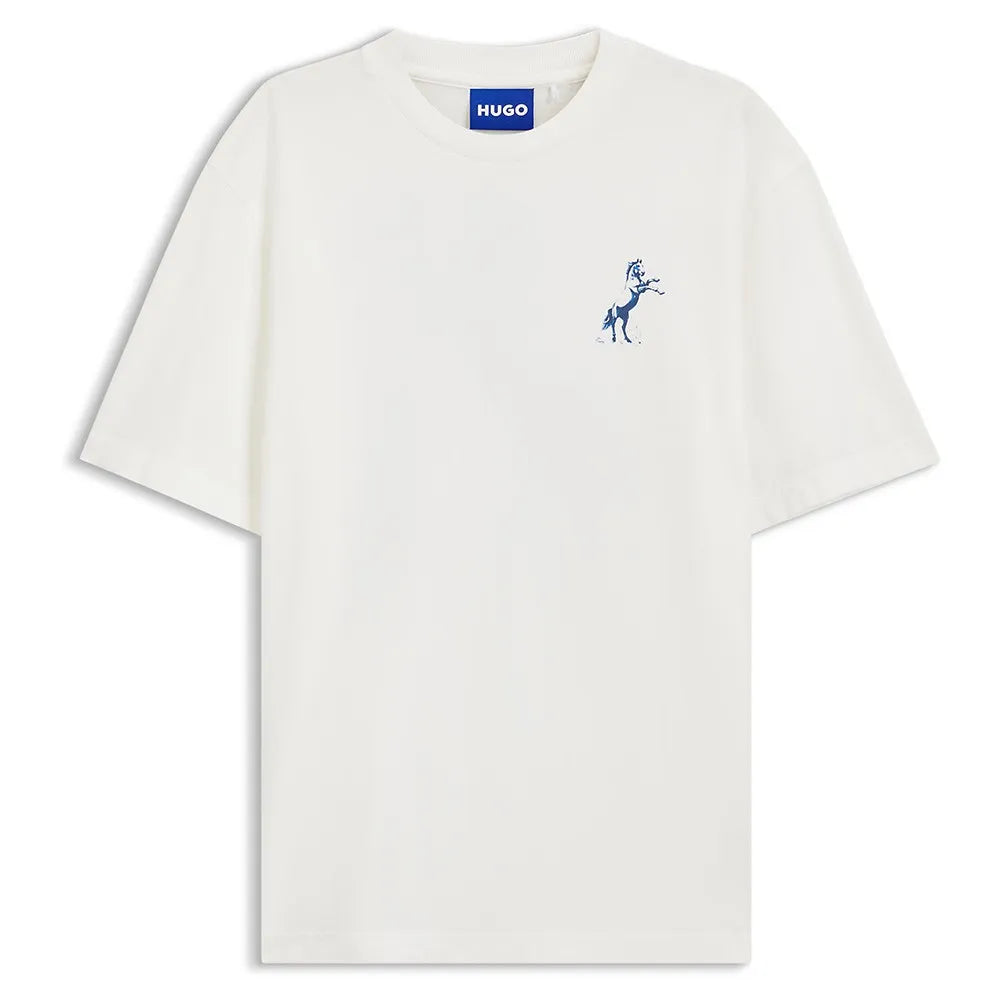 HUGO Noxwash 10272987 BLUE short sleeve T-shirt