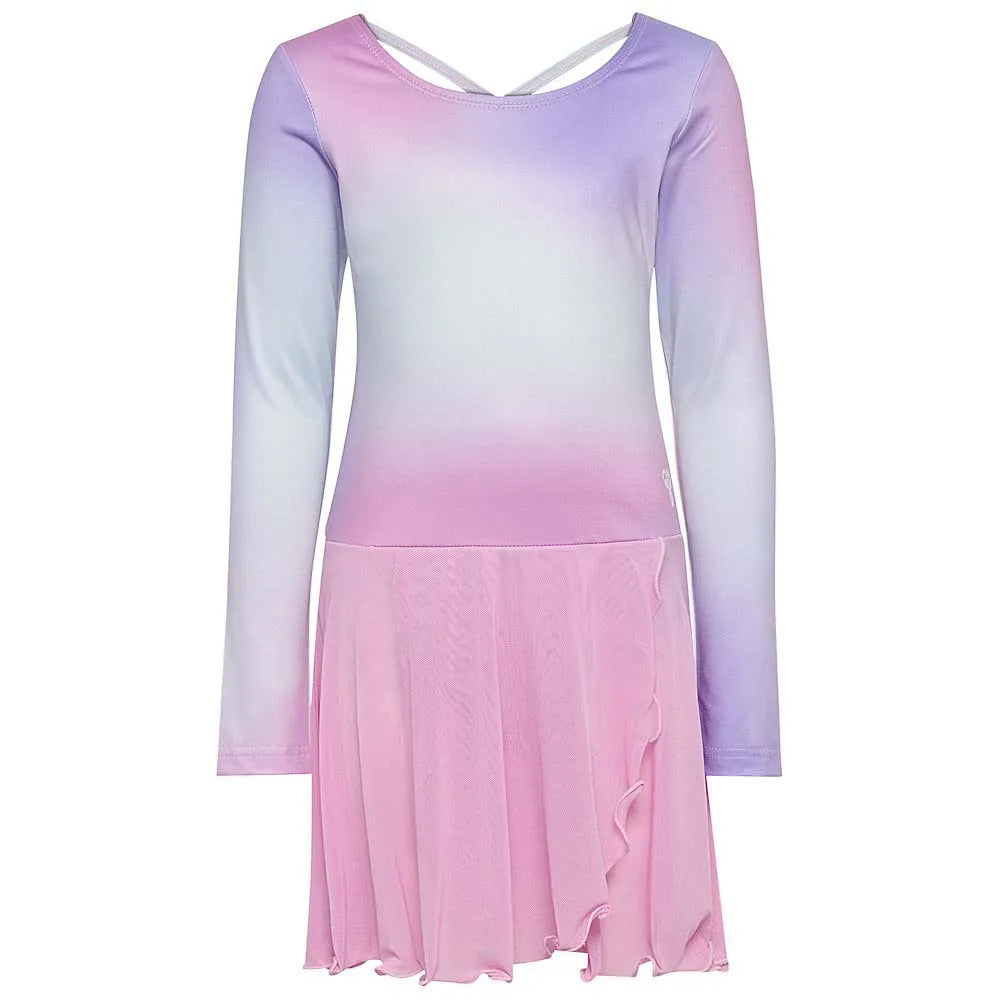 Hummel Gradient Skirty Long Sleeve Leotard