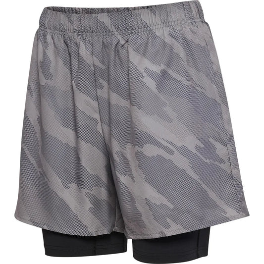 Hummel Hiit Intensity AOP 2 in 1 shorts