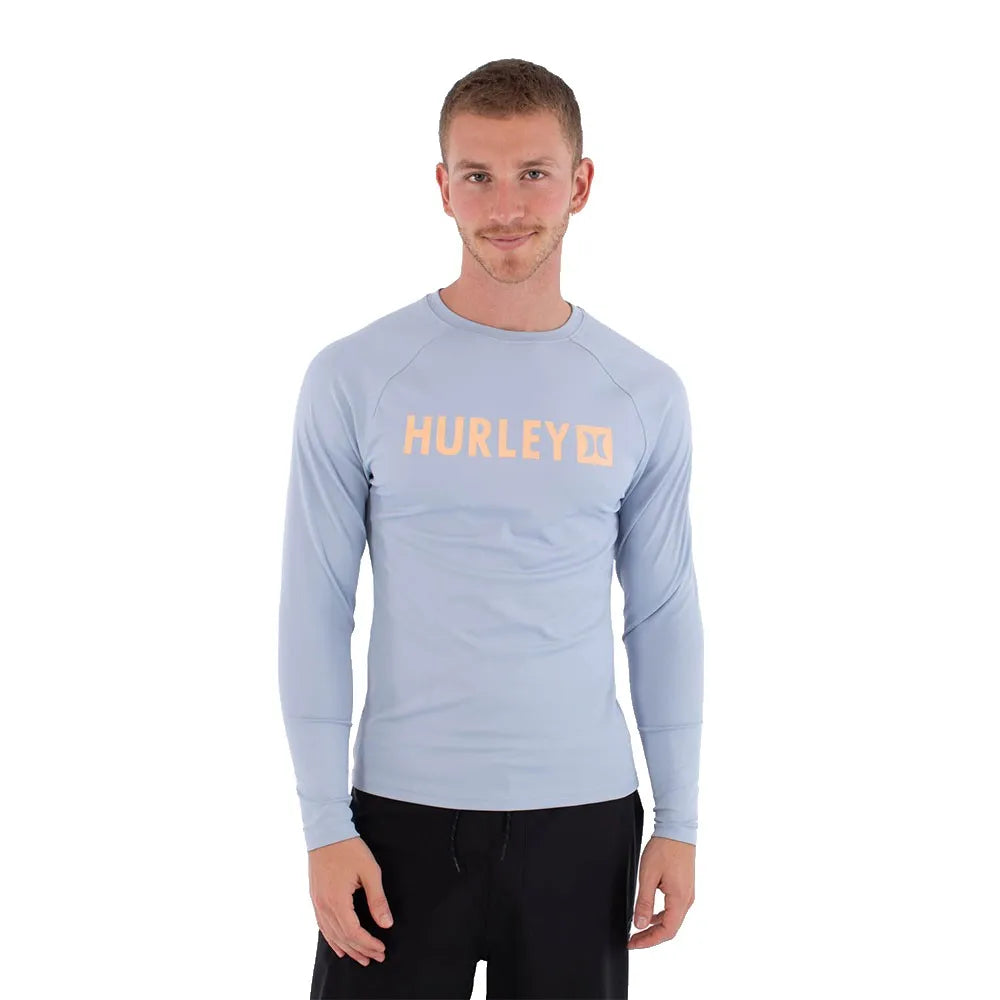 Hurley Slim Fit Box long sleeve rash guard