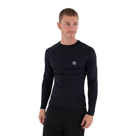 Hurley Slim Fit Icon Circle long sleeve rash guard