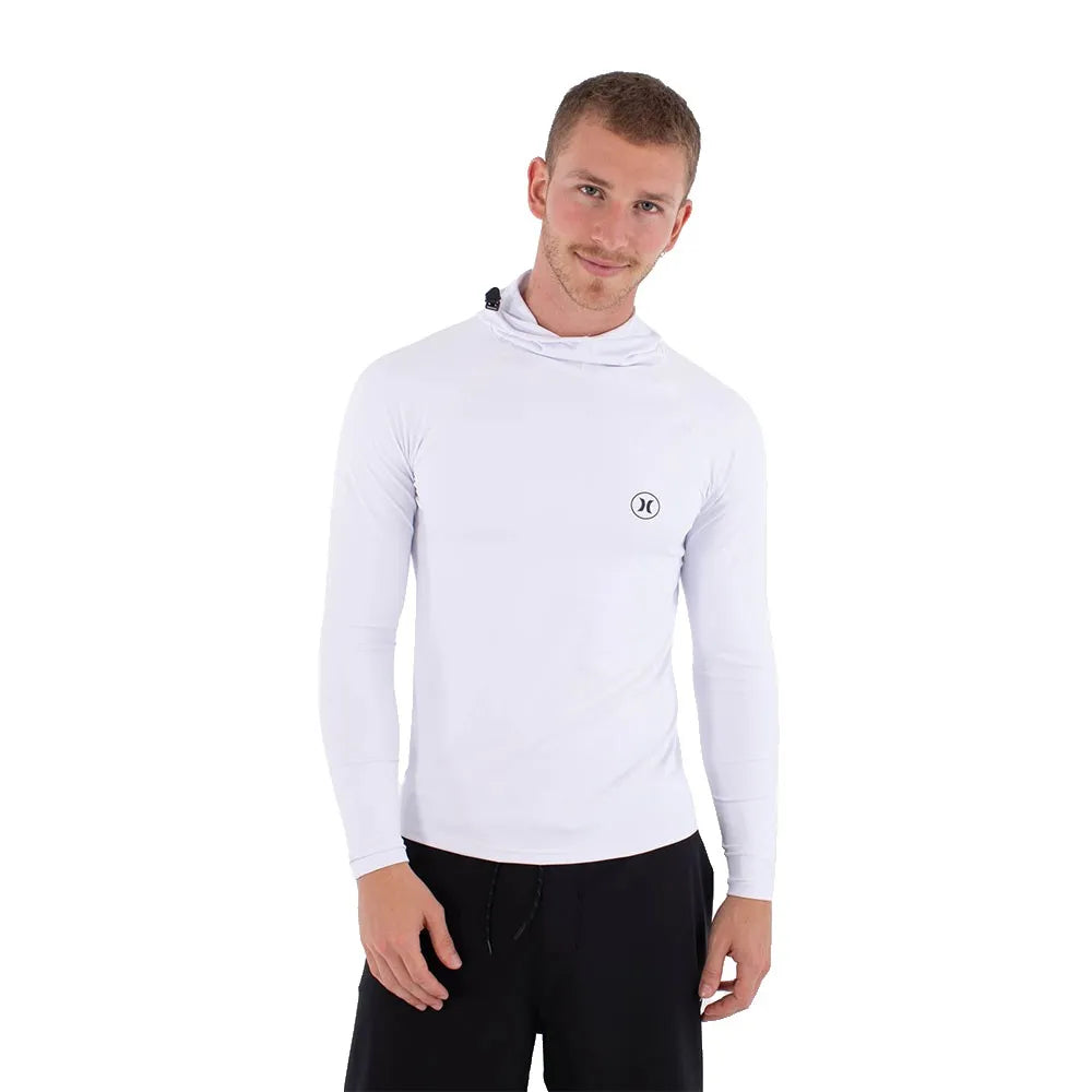 Hurley Slim Fit Icon Hooded long sleeve rash guard