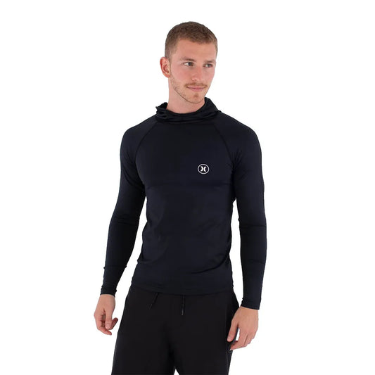 Hurley Slim Fit Icon Hooded long sleeve rash guard