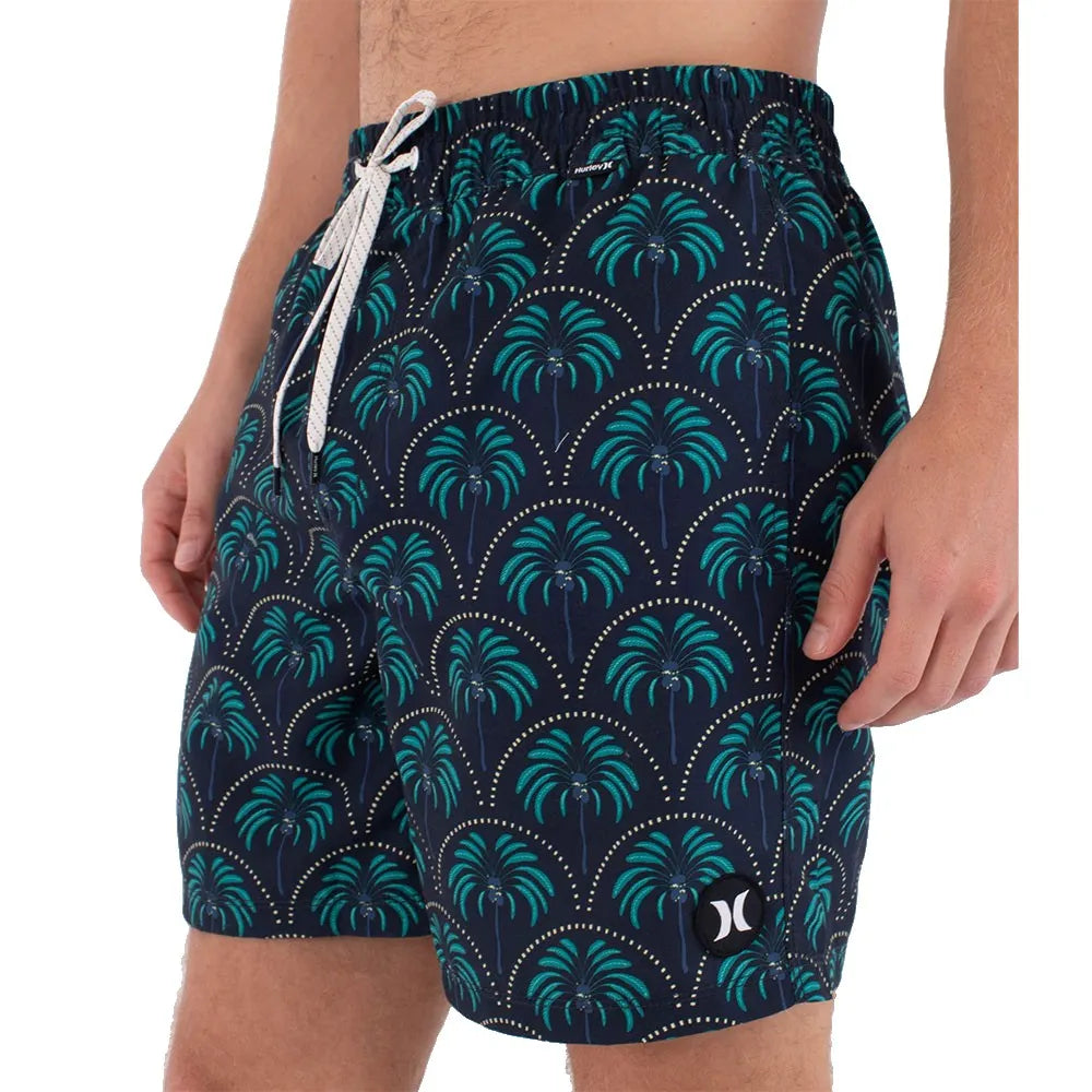 Hurley Volley Icon Printing Press Palm swimming shorts
