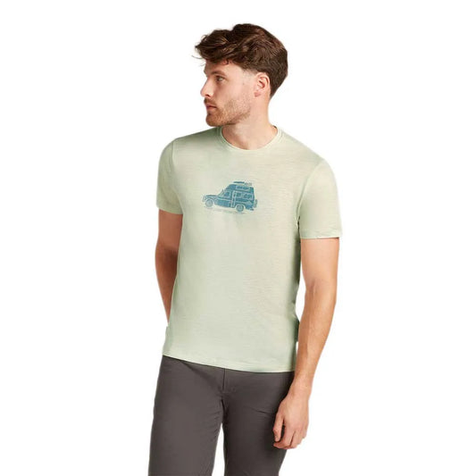 Icebreaker Merino 150 Tech Lite Cosy Camper short sleeve T-shirt