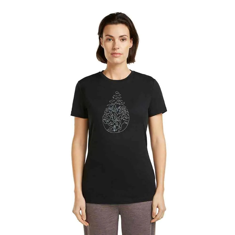 Icebreaker Merino 150 Tech Lite III Hike Path short sleeve T-shirt
