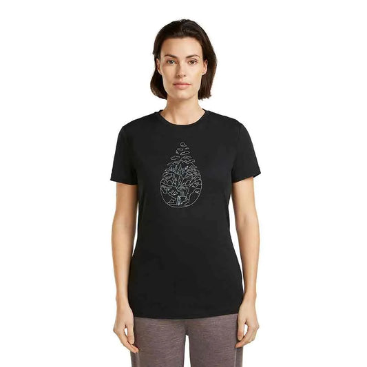 Icebreaker Merino 150 Tech Lite III Hike Path short sleeve T-shirt