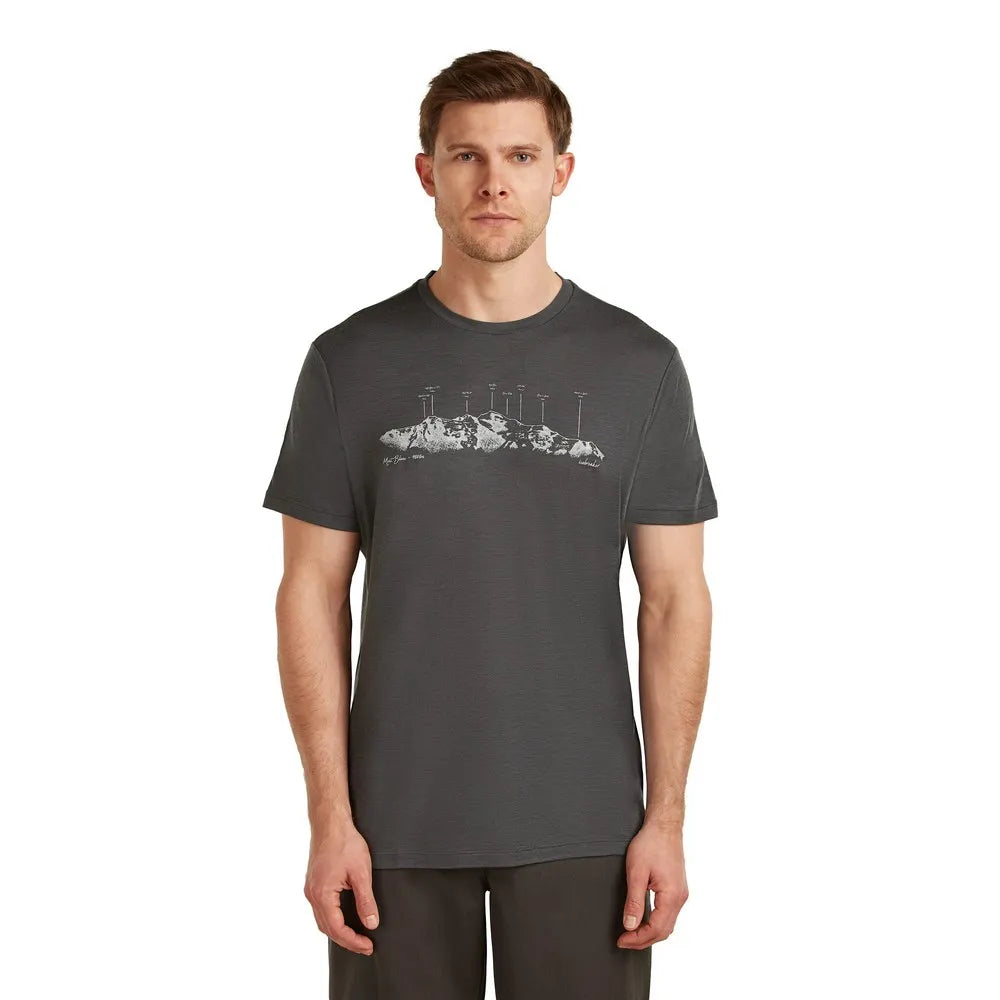 Icebreaker Merino 150 Tech Lite The Peaks short sleeve T-shirt