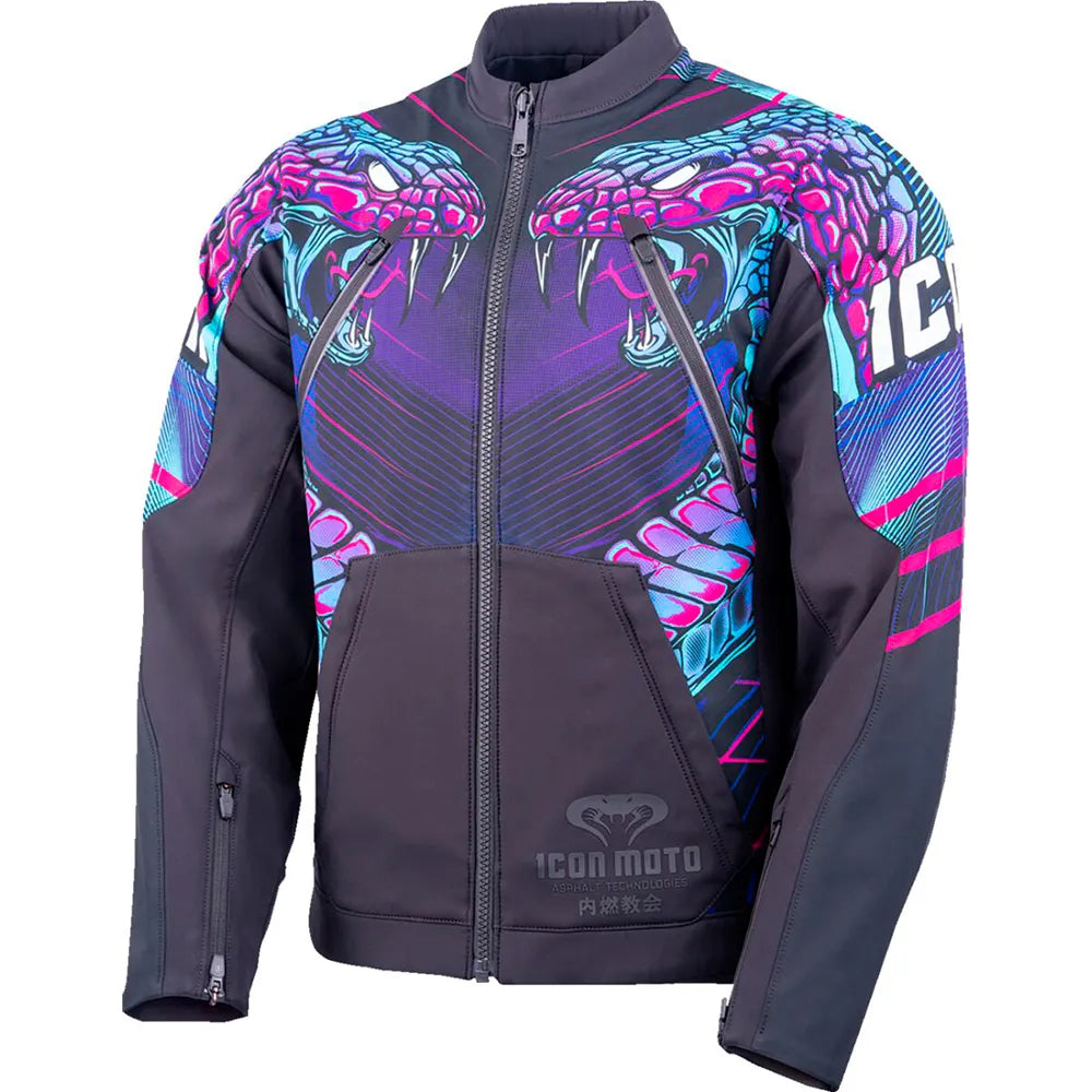 Icon Merc3 Synthwave jacket