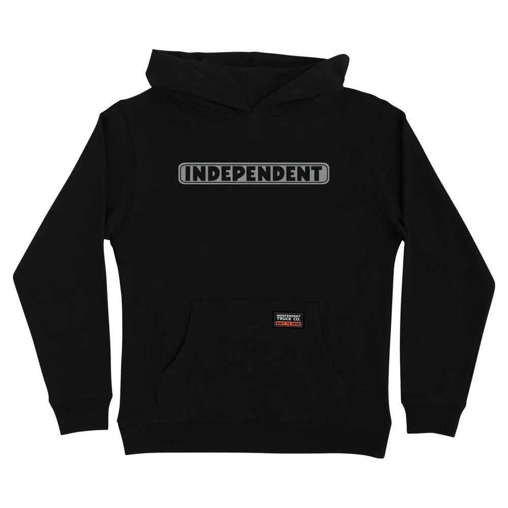 Independent Bar logo reflective pullover hoodie