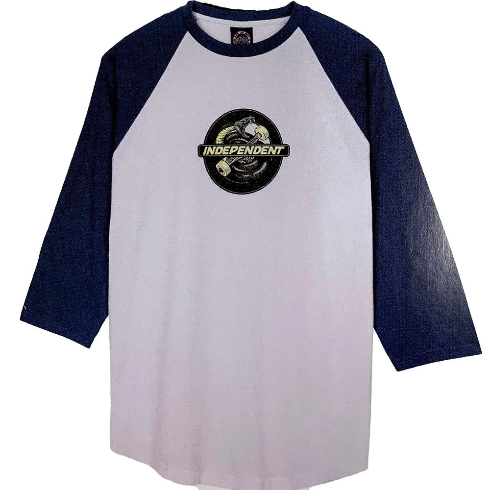 Independent Baseball top speed snake front baseball short sleeve T-shirt