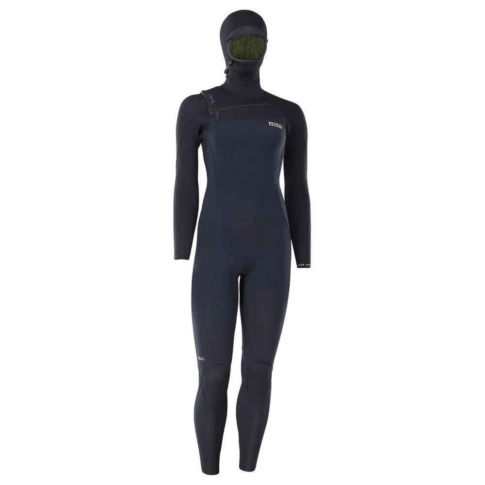ION Amaze amp 6/5 mm Woman Long Sleeve Chest Zip Hooded Neoprene Suit