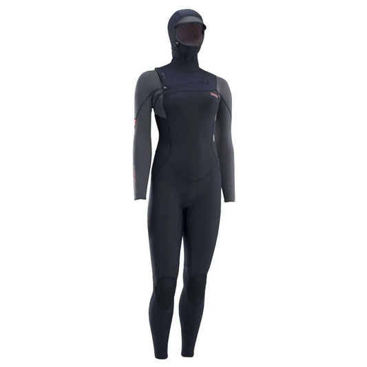 ION Amaze Amp 6/5 mm Woman Long Sleeve Chest Zip Hooded Neoprene Suit