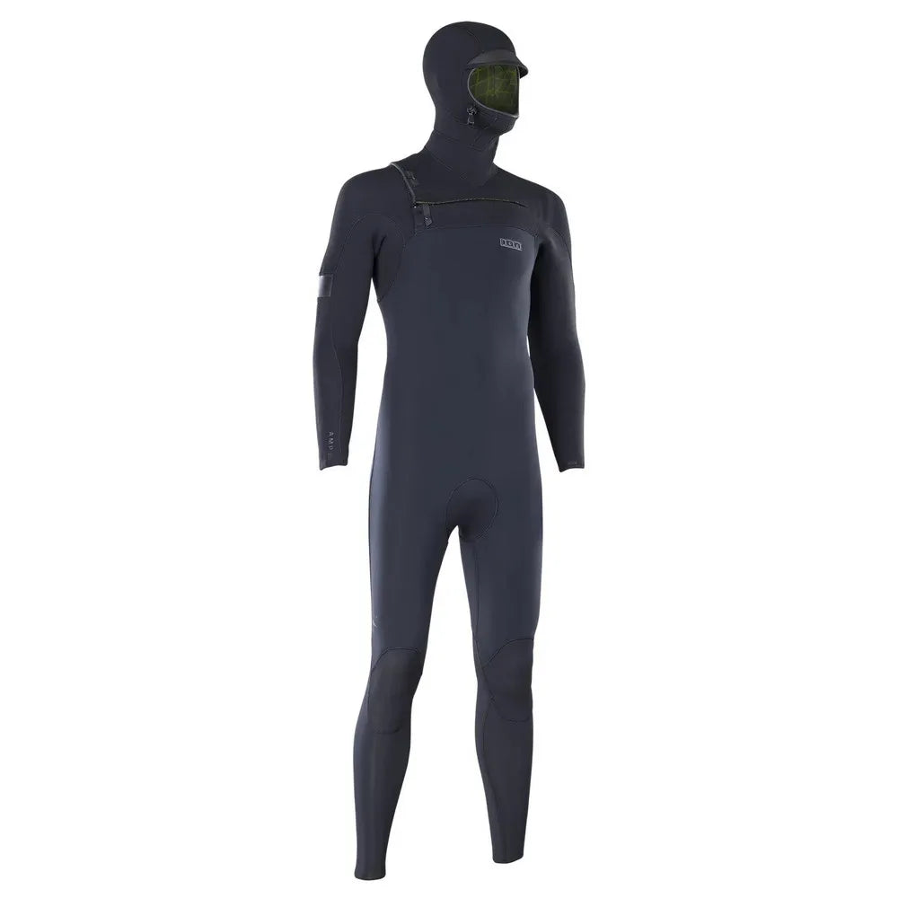 ION Seek amp 6/5 mm long sleeve chest zip hooded neoprene suit