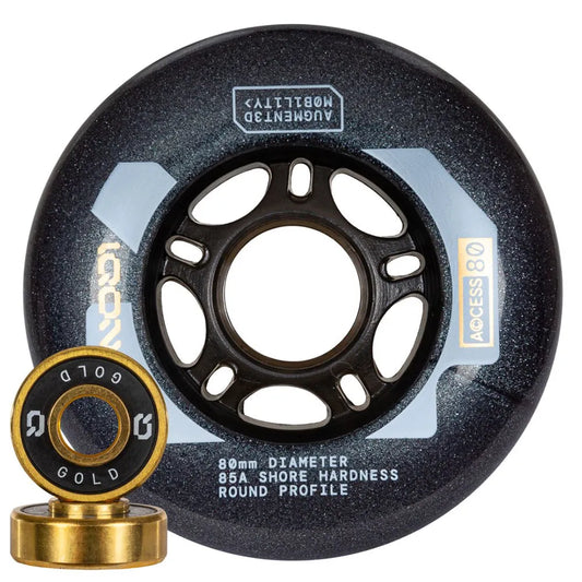 Iqon Access Combo 80 85A skates wheels 4 units