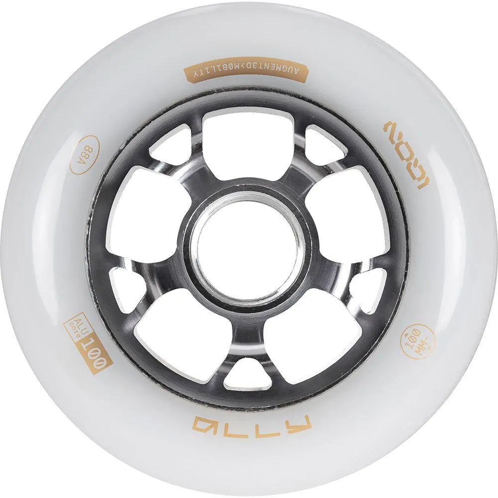 Iqon Ally White 100 88A skates wheels 3 units