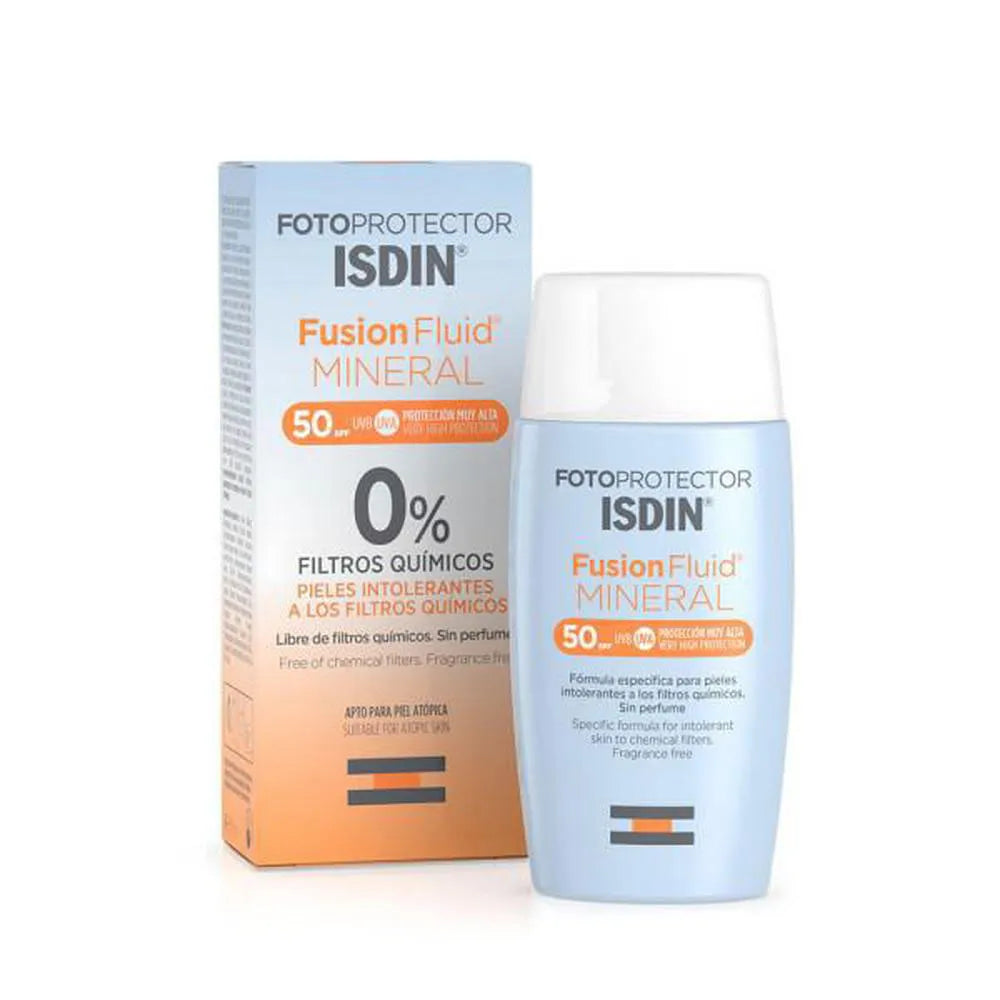 Isdin Fusion Fluid Mineral SPF50 50ml Facial Sunscreen