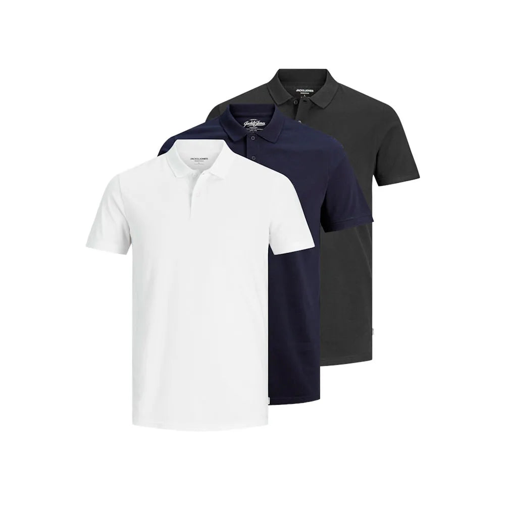 Jack & jones Basic short sleeve polo 3 units