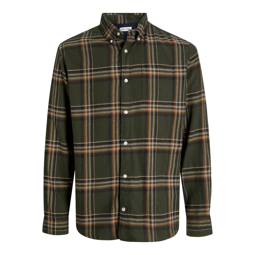 Jack & jones Classic Flannel Check Plus Size long sleeve shirt