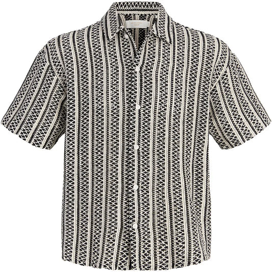 Jack & jones Cotedazur Bellagio Crochet short sleeve shirt