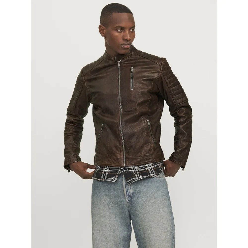 Jack & jones Richard leather jacket