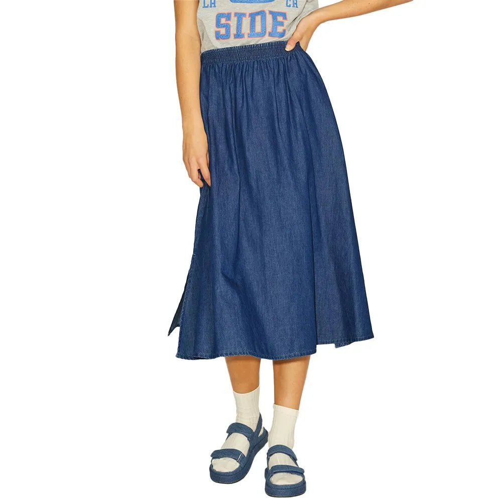 Jack & jones Sasha Chambray JJXX midi skirt