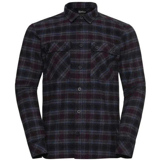 Jack wolfskin Baja Flannel long sleeve shirt