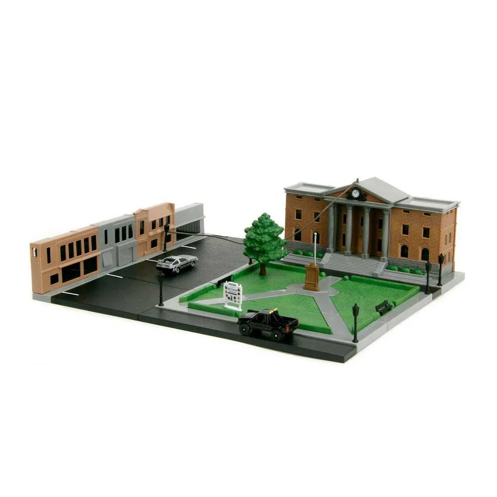 Jada Back To The Future Diorama Hill Valley Courthouse Square figure