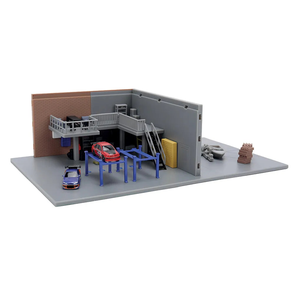 Jada Fast & Furious Nano Stage Han´s Garage figures
