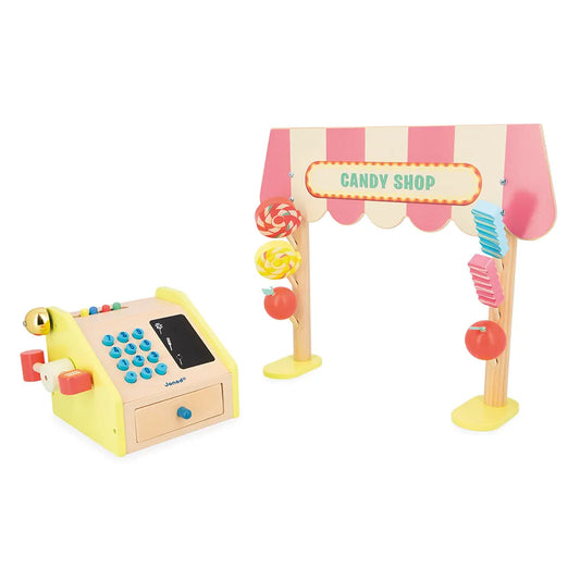 Janod Applepop Candy Cart educational game