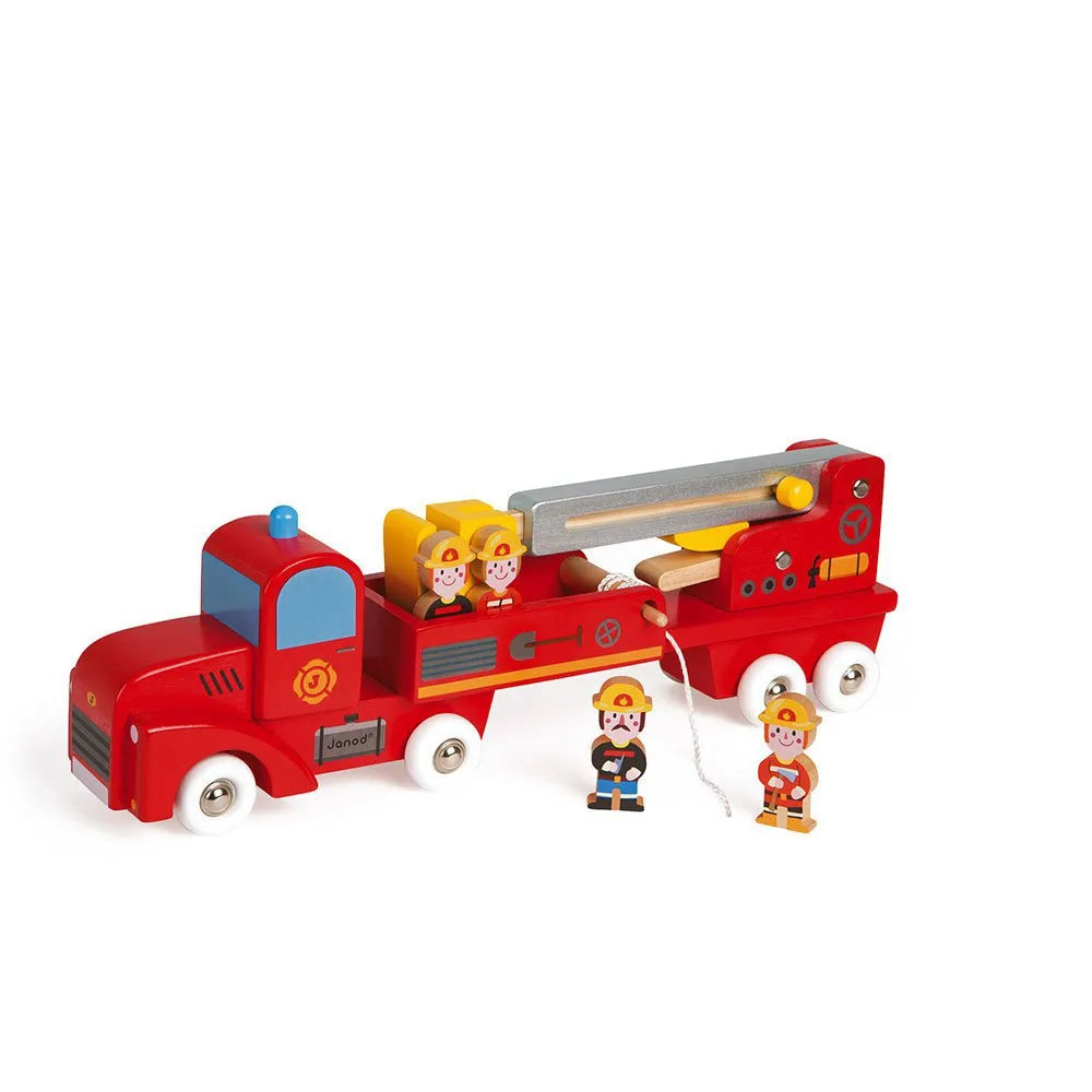 Janod Story Giant Firefighters Truck