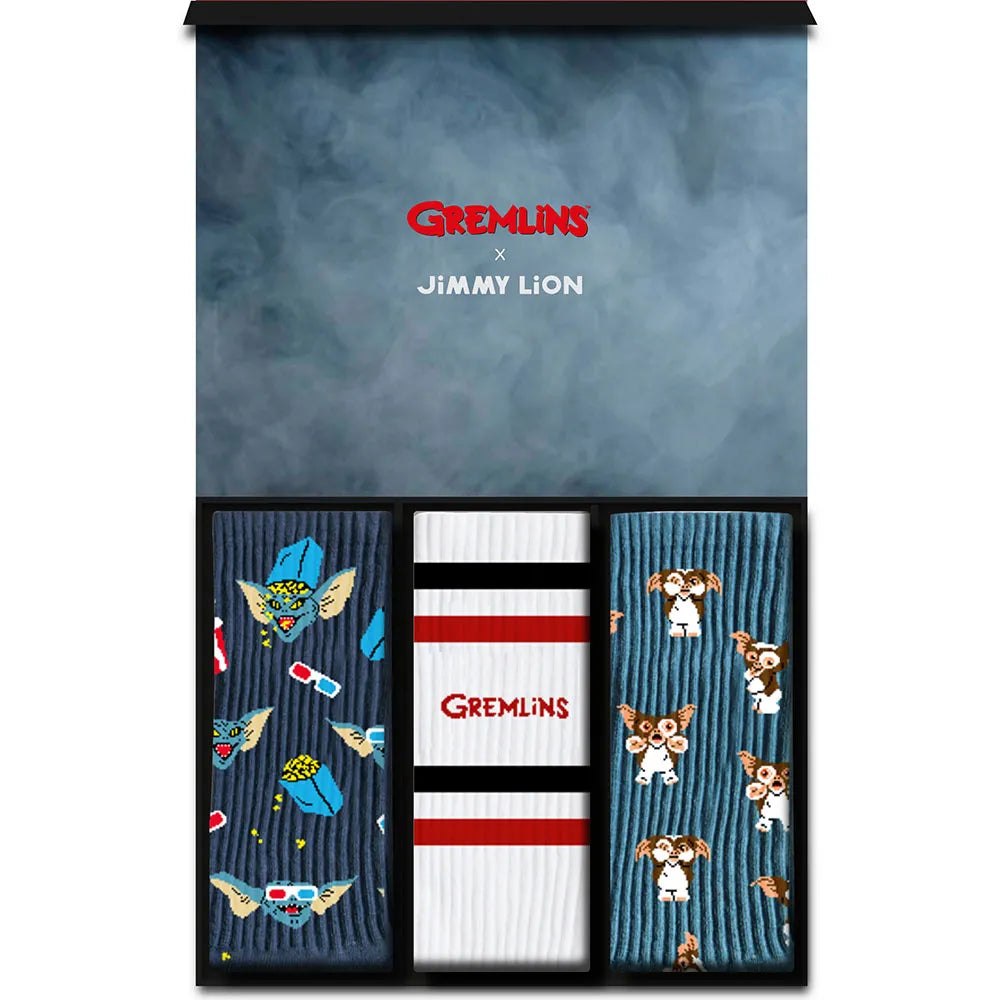 Jimmy lion Athletic Gremlins crew socks 3 pairs