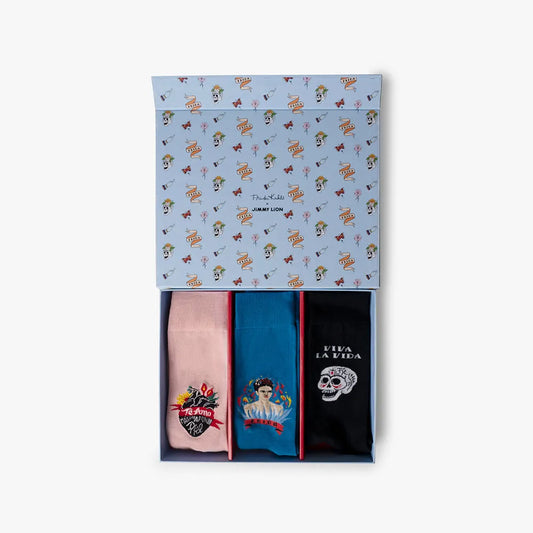 Jimmy lion Frida crew socks 3 pairs