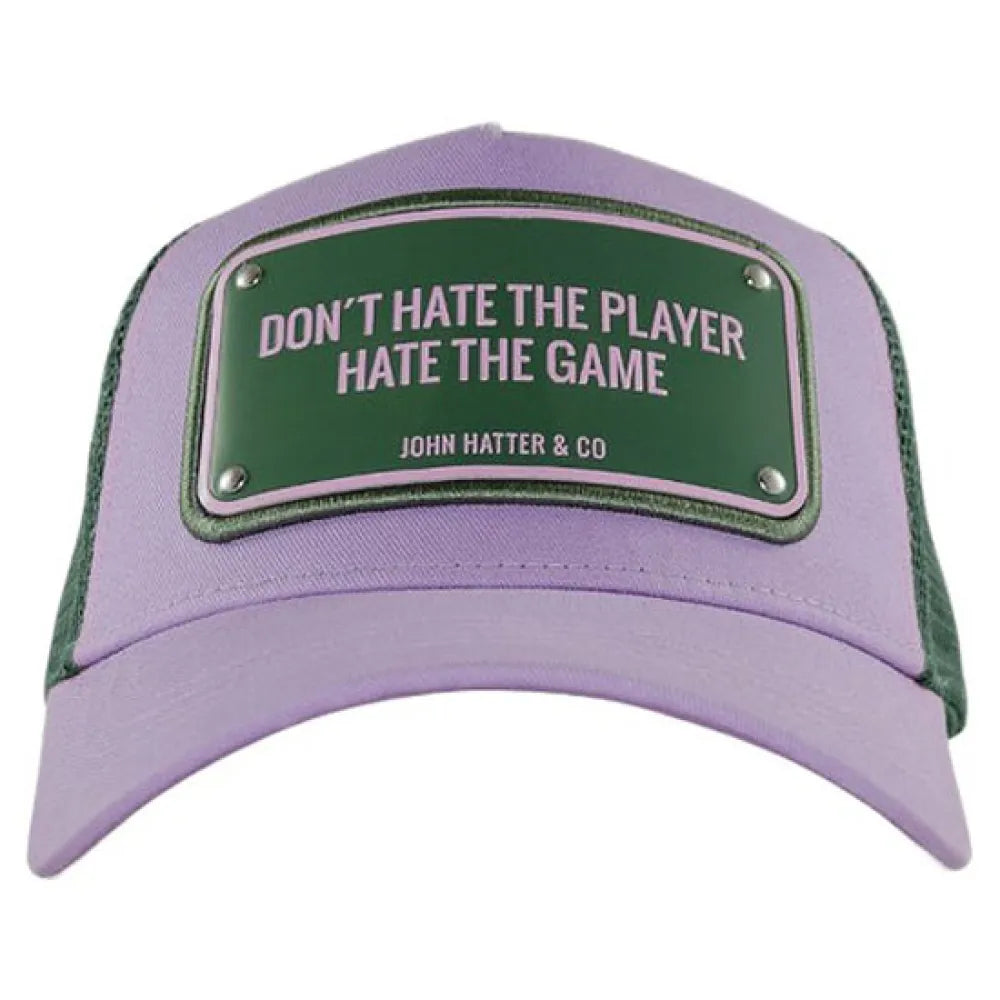John hatter & co Don´t hate the player hate the game cap
