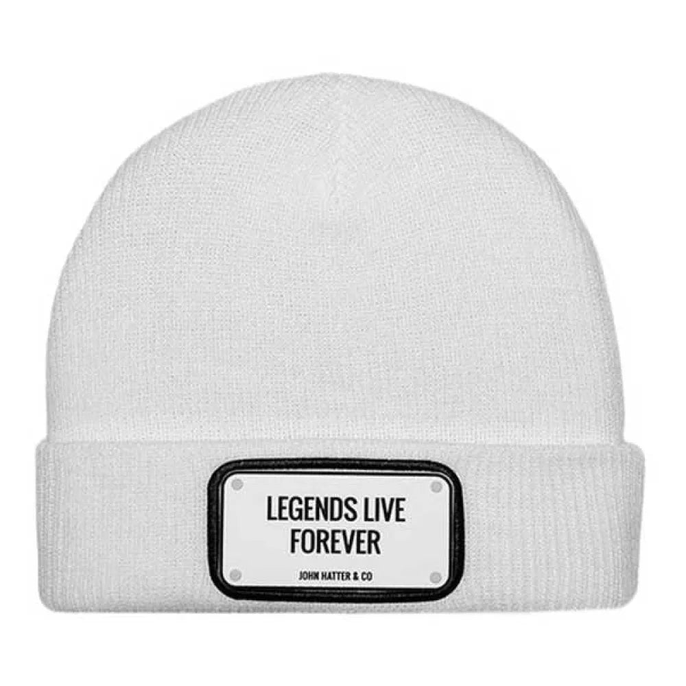 John hatter & co Rubber legends live forever beanie