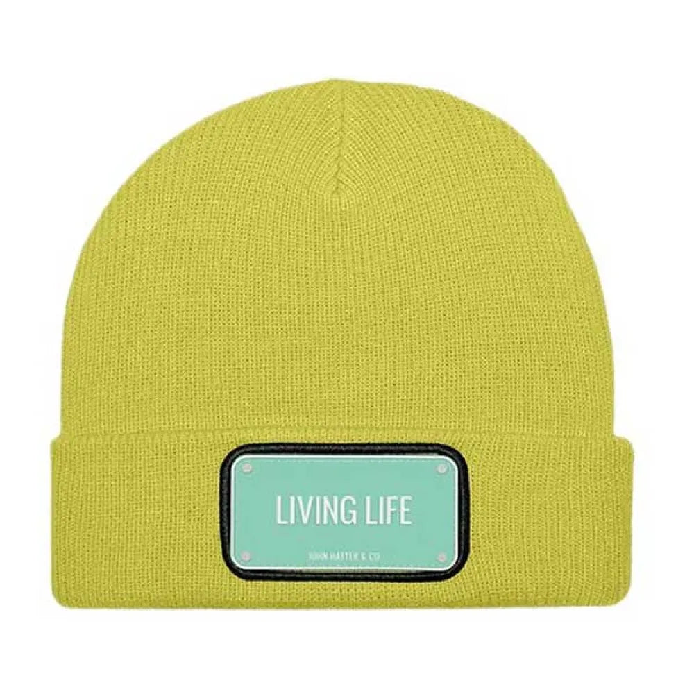 John hatter & co Rubber living life beanie