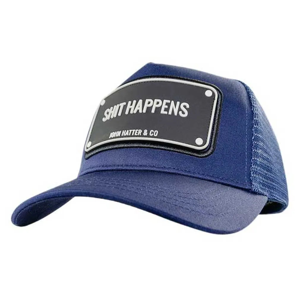 John hatter & co Rubber shit happens cap