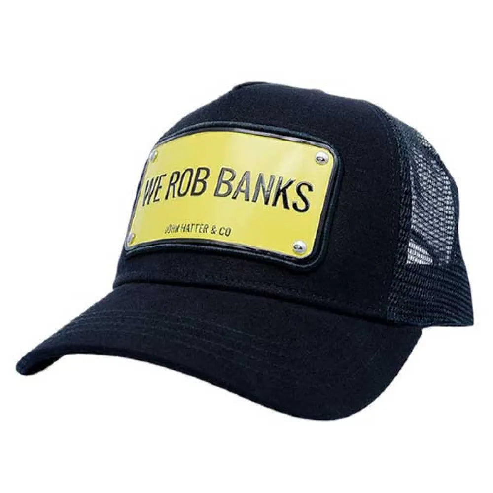 John hatter & co We rob banks cap