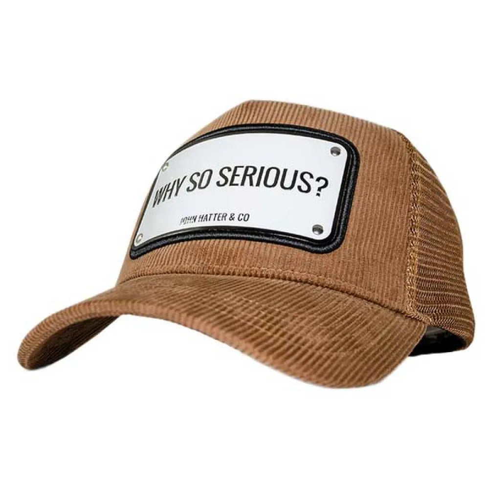 John hatter & co Why so serious? corduroy cap