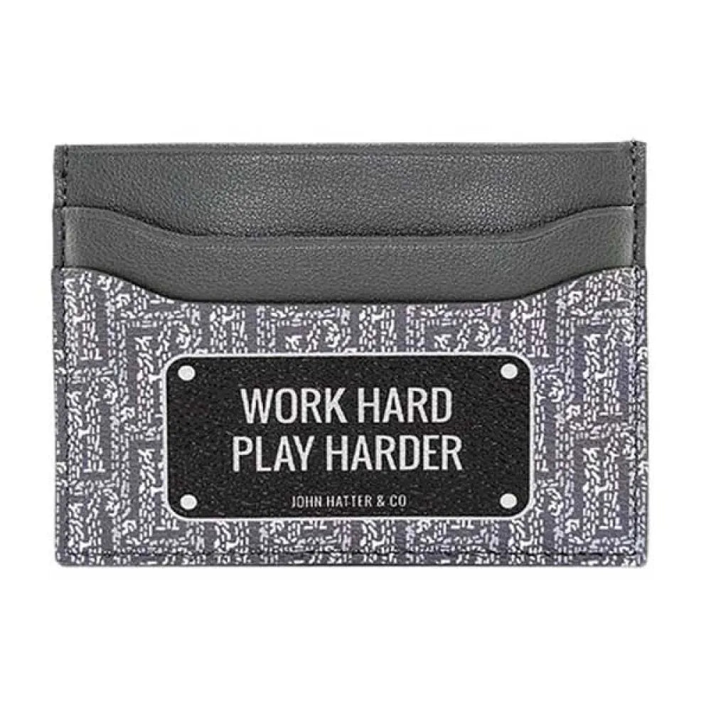 John hatter & co Work hard play harder wallet