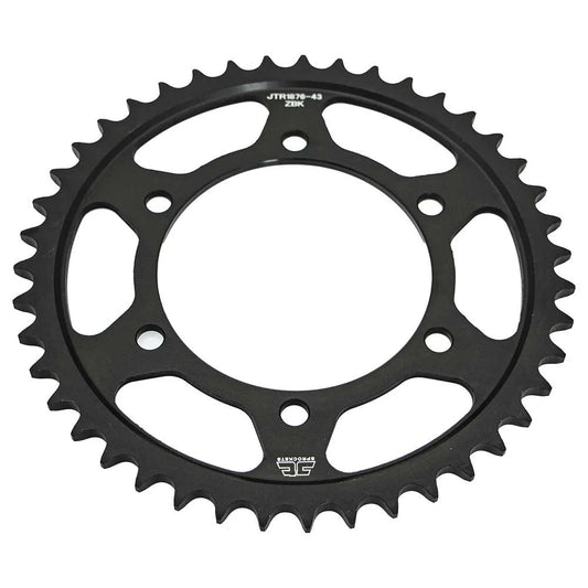 Jt sprockets 525 JTR1876.43ZBK Steel rear sprocket