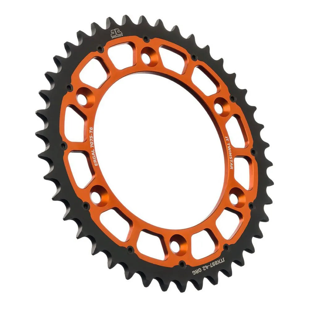 Jt sprockets JTX KTM Ref:JTX897.42ORG Steel rear sprocket