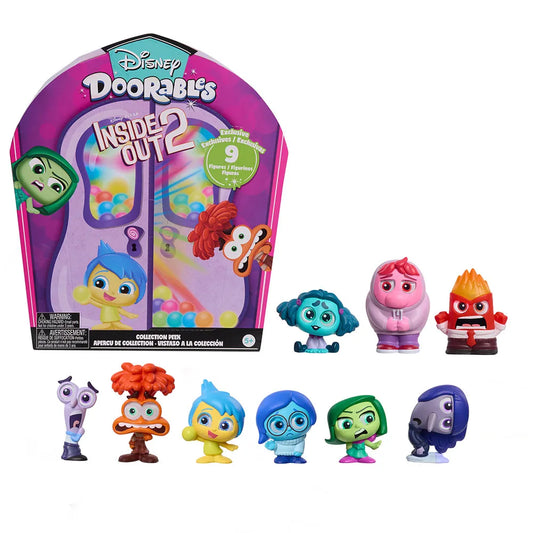 Just play Inside Out 2 Doorables Collector figures 4 Cm 9 units