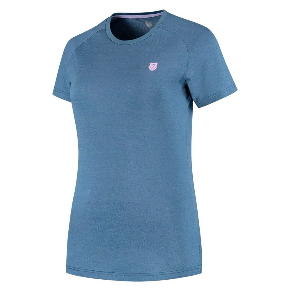 K-Swiss Hypercourt Crew Jaquard short sleeve T-shirt
