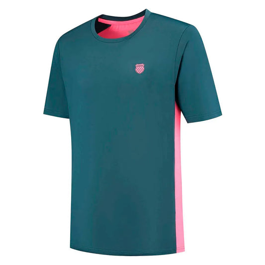 K-Swiss Hypercourt Mix Melange Crew short sleeve T-shirt