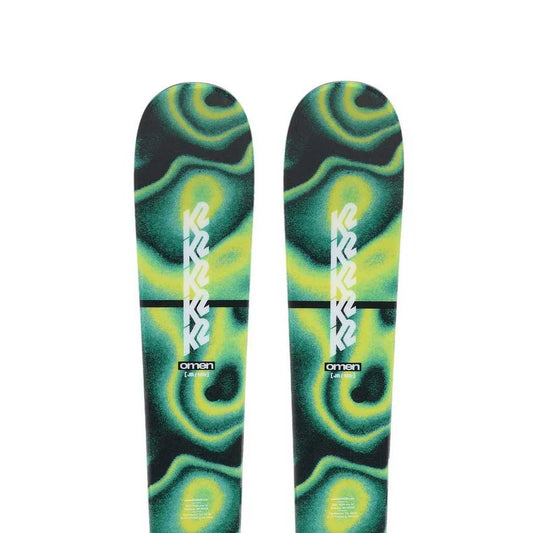 K2 Omen+fdt 4.5 s plate junior alpine skis pack
