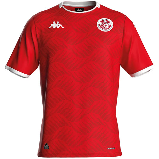 Kappa 2025-Tunisia home short sleeve T-shirt