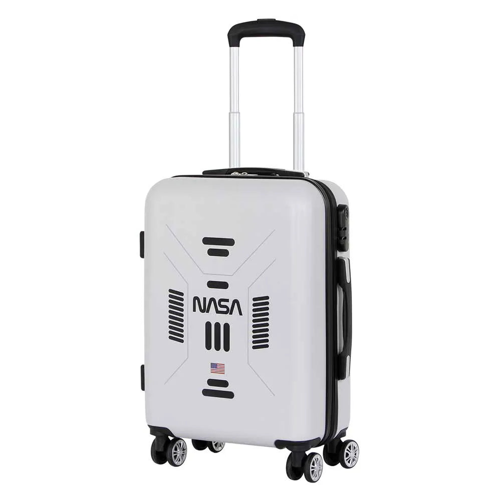 Karactermania Nasa Spaceship Abs 4 Wheel Cabin Suitcase