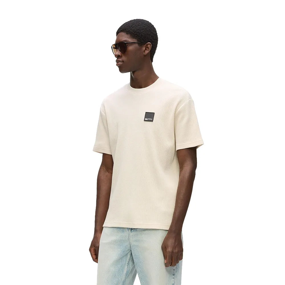 Karl lagerfeld jeans A1M17049 Waffle short sleeve T-shirt