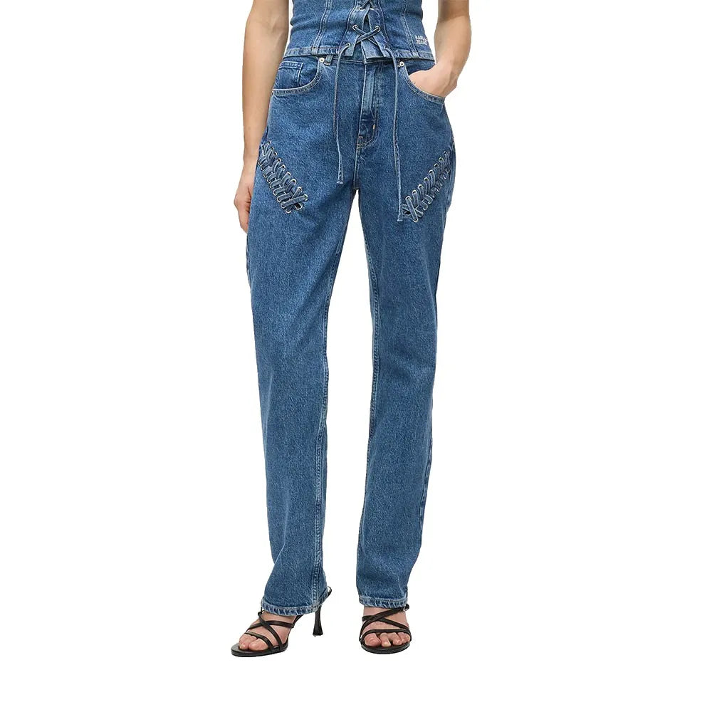 Karl lagerfeld jeans B2W10086 Straight Fit high waist jeans